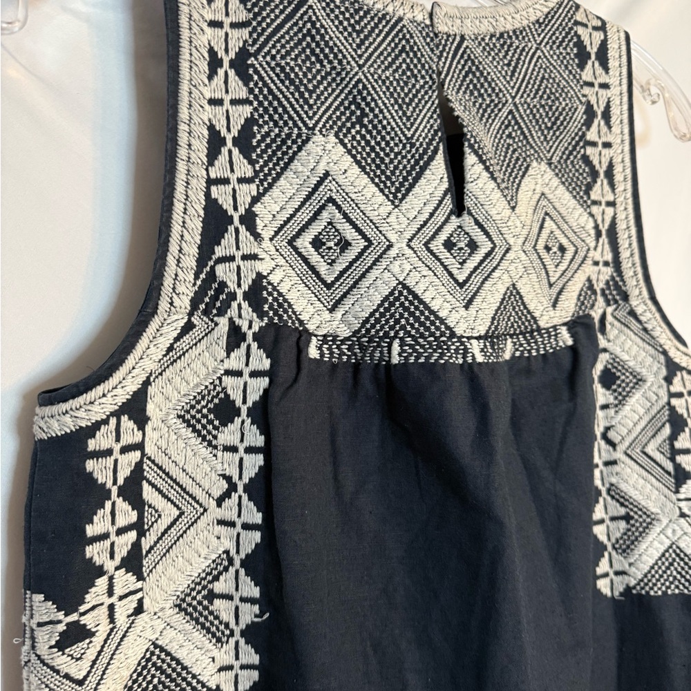 Madewell Dress XS Women’s | Madewell Stitchtake Women’s Sleeveless Dress Navy - Picture 7 of 13